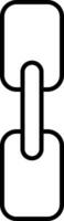 Symbol für die Kettenlinie vektor