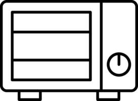 Symbol für die Backofenlinie vektor