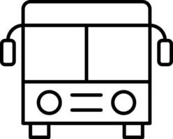 Symbol für die Buslinie vektor