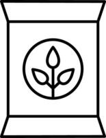 Symbol für die Düngerlinie vektor