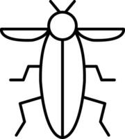 Symbol für Insektenlinie vektor