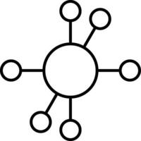 Symbol für die Diagrammlinie vektor