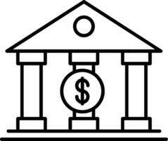 Bankleitungssymbol vektor
