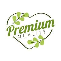 Premium-Qualitätslabel vektor