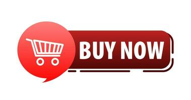 Kaufen jetzt Etikett. online Einkaufen. Verkauf Werbung Symbol vektor
