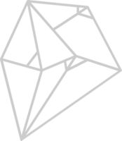 diamantkristall vektor
