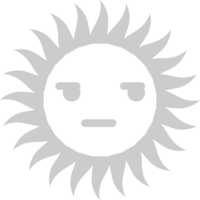 Emoji Sonne vektor