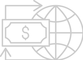 Geld global vektor