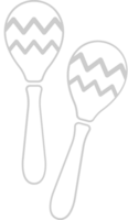 Musik Maracas vektor