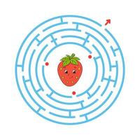 Matze. Spiel für Kinder. lustiges Labyrinth. Arbeitsblatt zur Bildungsentwicklung. Aktivitätsseite. Puzzle für Kinder. süßer Cartoon-Stil. Rätsel für die Vorschule. logisches Rätsel. Farbe-Vektor-Illustration. vektor