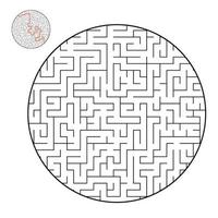 schwieriges großes Labyrinth. Spiel für Kinder und Erwachsene. Puzzle für Kinder. Labyrinth Rätsel. den richtigen Weg finden. flache Vektorillustration. vektor