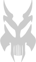 skalle logotyp vektor