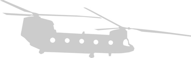 Hubschrauber Tandem Rotor vektor