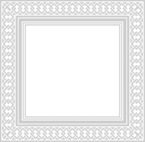 Dekorationsrahmen quadratisch vektor