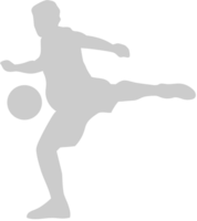 Silhouetten Fußball vektor