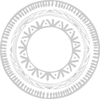 Kreis Boho-Stil vektor