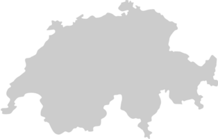 Schweiz karta vektor
