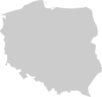 Polen karta vektor