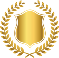 goldenes Wappen vektor