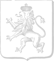 crest rampant lejon vektor