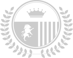 crest lejon rampant vektor