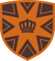 medeltida blason crest vektor