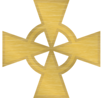 Gold Malteserkreuz vektor