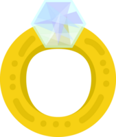 Diamantring Gold vektor