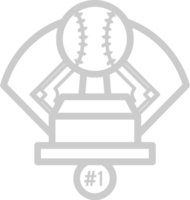 baseball diamant emblem vektor