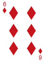 Diamant Poker Karte vektor