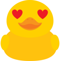 Ente Emoji Liebe vektor
