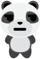 Emoji Panda grinst vektor