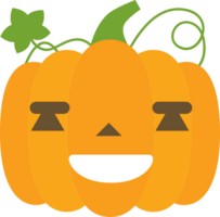 Emoji Kürbis lachen vektor