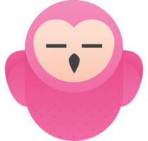 Emoji Eule Schlaf vektor