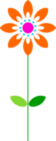 Retro Blume vektor