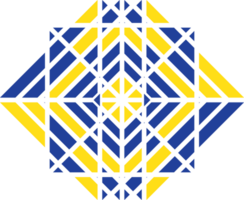 geometrisk abstrakt Arabesco logotyp vektor