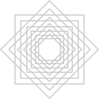 geometrisk Arabesco abstrakt linje vektor