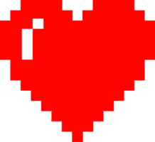 hjärta pixelate vektor