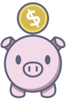 Geld Sparschwein vektor