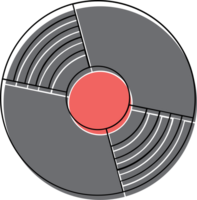 Musik-Schallplatte vektor