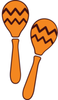 musik slagverk instrument maracas vektor