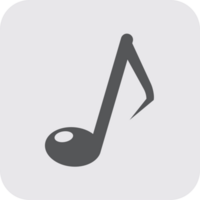 Musikinstrument Icon Note vektor