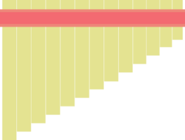 ryska musikinstrument kuvikli vektor