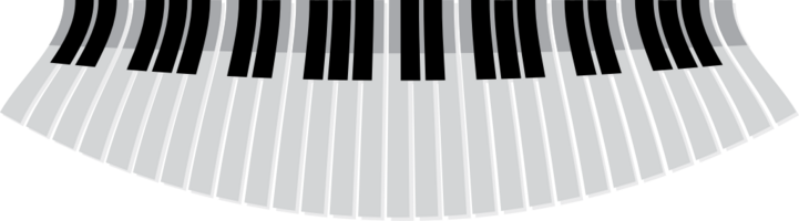 vågigt piano vektor