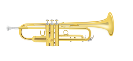 realistisk trumpet vektor