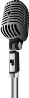 Retro Mikrofon vektor