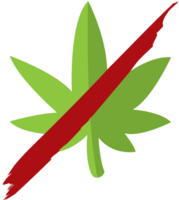 ingen marijuana vektor