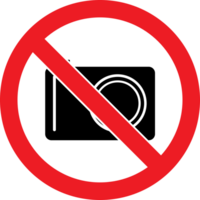 verbotenes Zeichen keine Kamera vektor