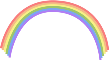 Regenbogen weiche Farbe vektor