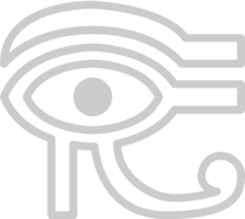egyptiska ögon från Ra vektor
